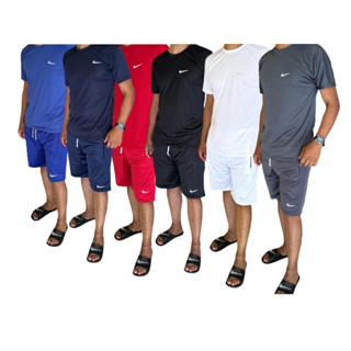 Kit Shorts Mais Camiseta Esportiva Dry Fit Promoção Super Promoção 2022