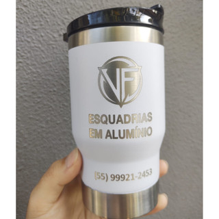 Copo Térmico Personalizado 6 em 1 Porta Latinha Barrigudinha Long Neck Lata Alta 420 ml personalize com seu NOME, LOGO, DESENHO, TIME