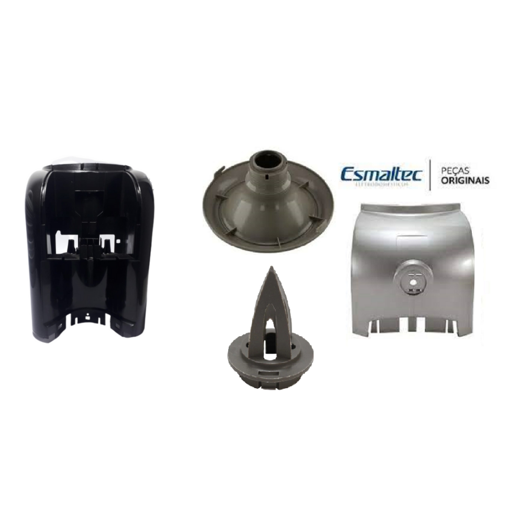 Kit Painel, Suporte, Furador e Gabinete Preto Bebedouro de Mesa Esmaltec Modelo EGM30