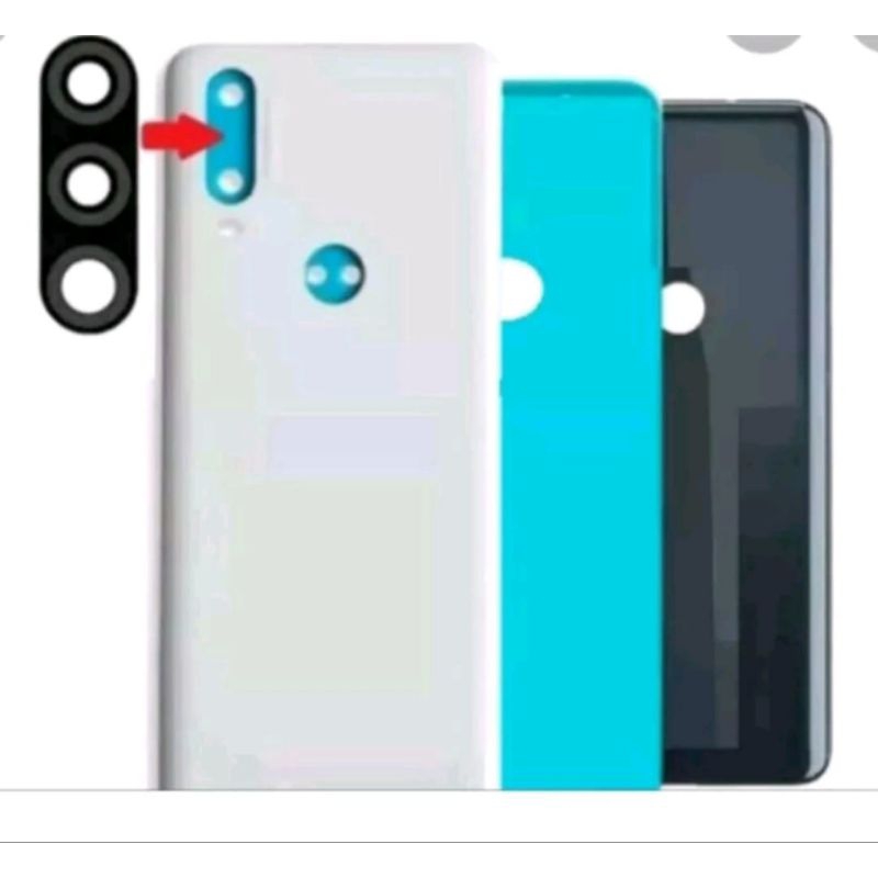 kit tampa traseira + lente da câmera moto one action novo em Oferta na Shopee