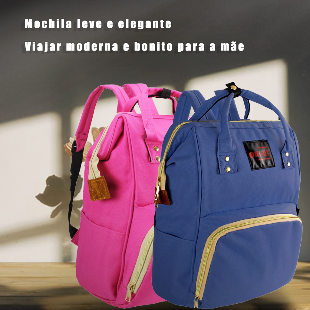 Mochila para mulheres e mamães, bolsa de maternidade conveniente de grande capacidade