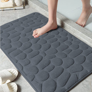 Tapete de banheiro decoração em relevo de paralelepípedos emchão lavatório banheira em Oferta na Shopee