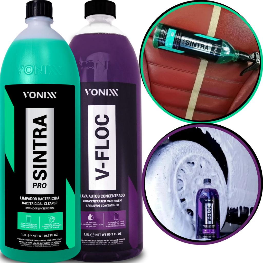 Sintra Pro Limpeza Interna Shampoo V-Floc 1500ml Concentrado em Oferta na Shopee