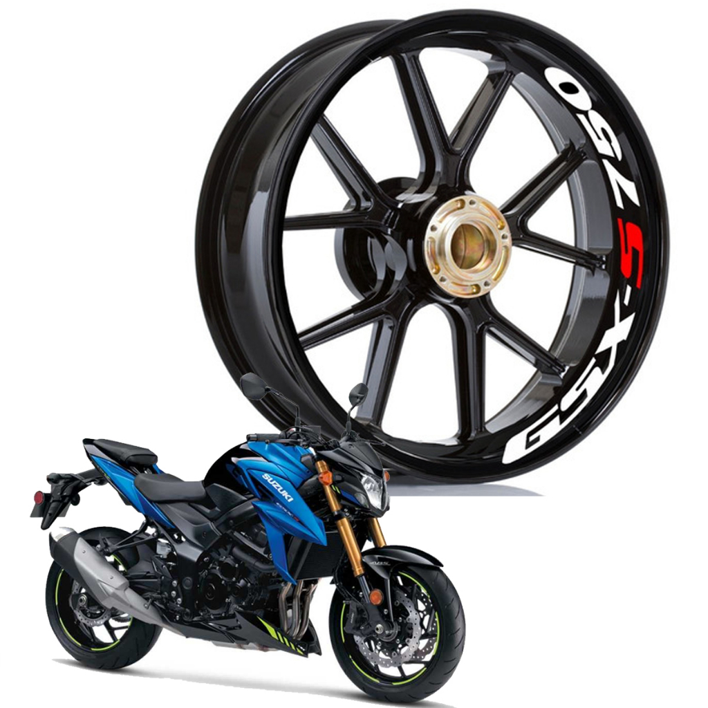 Adesivo Premium Interno Roda Moto Suzuki Gsx-s 750 Gsx S 750