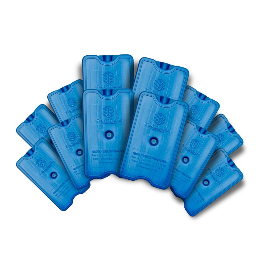 Kit com 12 Gelos gel reutilizável artificial 500ml em Oferta na Shopee