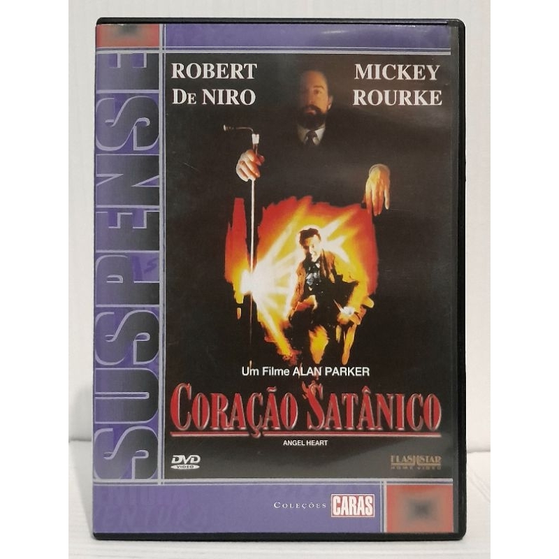 Dvd Coração Satânico - Robert De Niro Mickey Rourke - DVD Caras - Original Usado