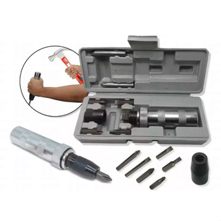 Chave de Impacto Manual 1/2 com Bits e Caixa Plástica 6 peças - Mtx