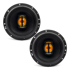 Kit Alto Falante Porta Triaxial Jb Flex 110W Rms Par Auto Falantes Carro