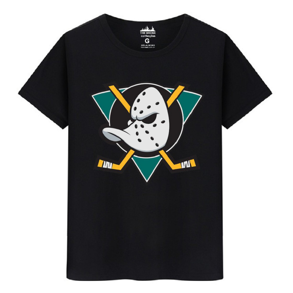 Camiseta Masculina Algodão Premium Super Patos Hóquei Desenho em Oferta na Shopee