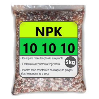 5k Adubo Fertilizante - NPK 10 10 10 - Plantas, Flores, Rosas Deserto, Samambaia em Oferta na Shopee