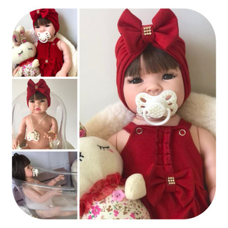Bebê Reborn Menina Silicone Pode Dar Banho Acompanha Vários Acessórios Bolsa Corpo De Silicone em Oferta na Shopee