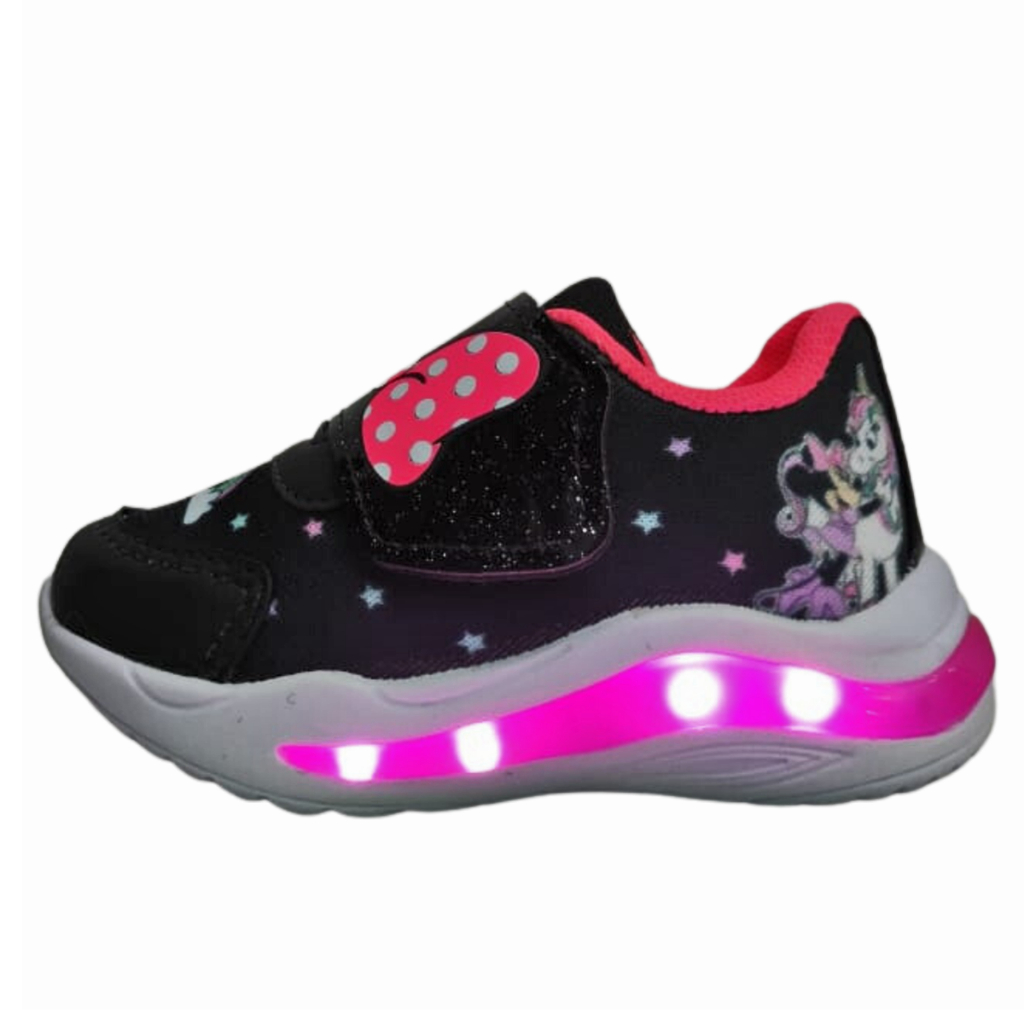 Tênis Infantil Led Personagens Menino e Menina 23271 MINIPE