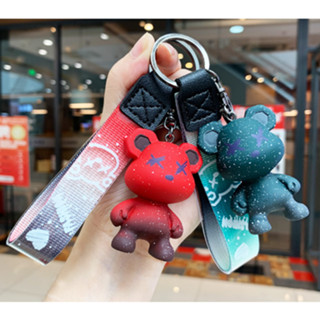 Desenho Animado Gradiente Urso Chaveiro Boneco Bolsa Carro Corrente Acessório