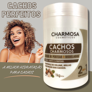Creme de pentear + modelador CHARMOSA Cachos Charmosos 1kg