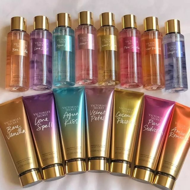 Victoria's Secret Kit Creme Hidratante 236ml + Body Splash Corporal 250ml