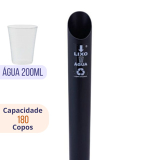 Lixo Coletor Copo Descartável Individual Água 200ml em Oferta na Shopee