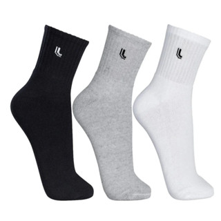 Kit Com 3 Pares Meias Lupo Cano Médio Masculina e Feminina Sport 3245