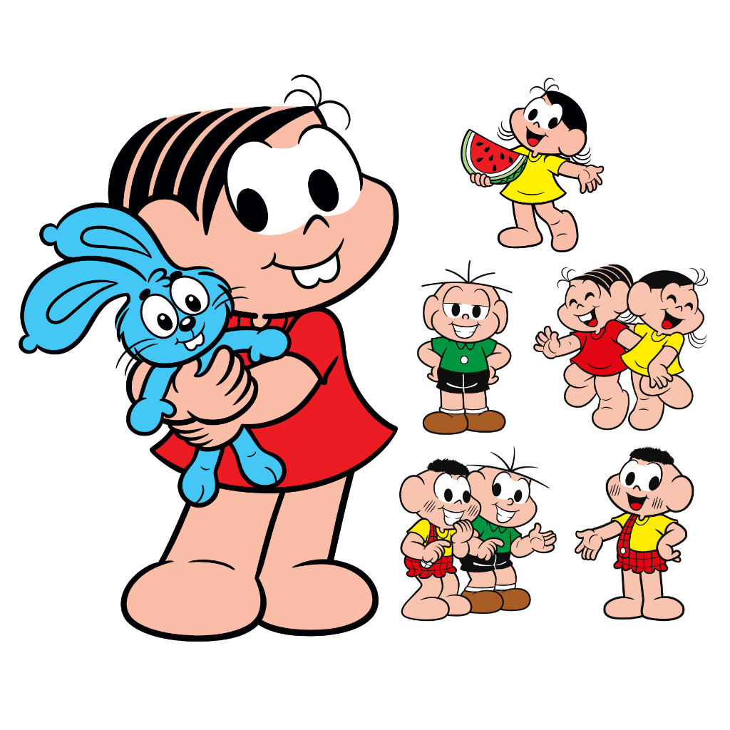 Kit 5 Displays De Mesa E 1 Toten de chão Tema Turma da Mônica Licenciado em Oferta na Shopee