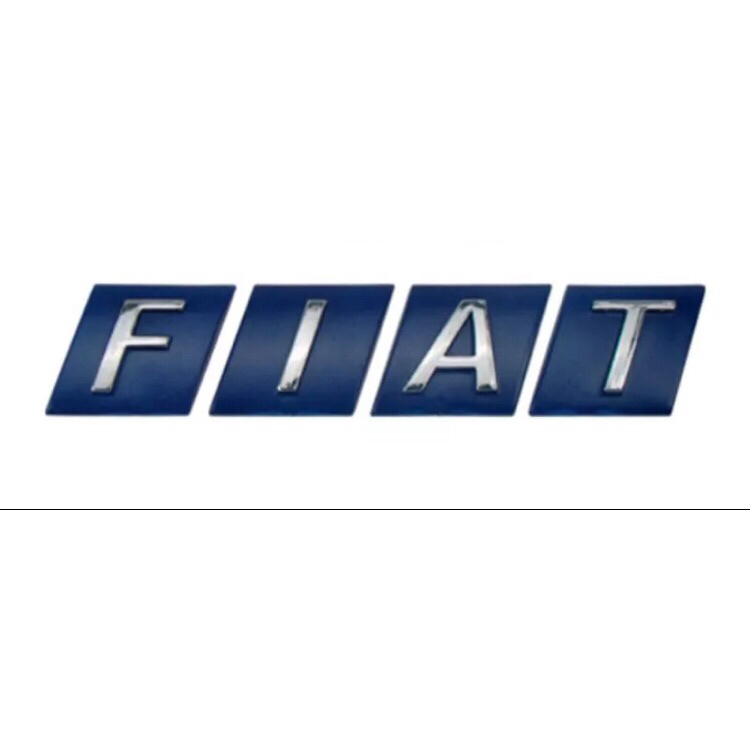 Emblema Letreiro Fiat Mala 2000 a 2006 Peça Cromada Fita 3M