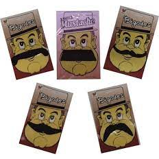 Bigode Postiço Bigodinho Falso Mustache Realista Festas