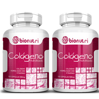 Kit 2x Colágeno Hidrolisado 500mg 120 Cápsulas - ORIGINAL BIONUTRI