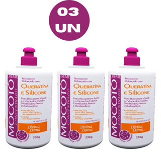 Kit C/ 03 Creme De Mocotó Divina Dama 290g em Oferta na Shopee