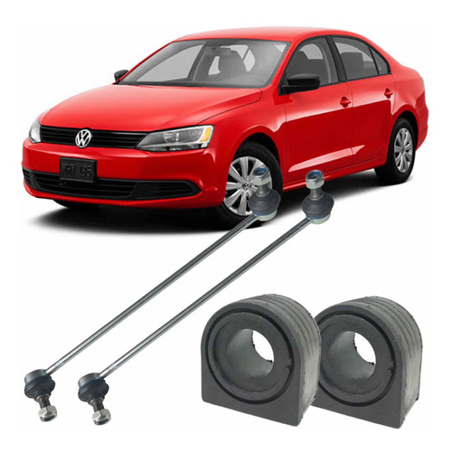 Kit Bucha Bieleta Estabilizadora Dianteira Jetta/passat