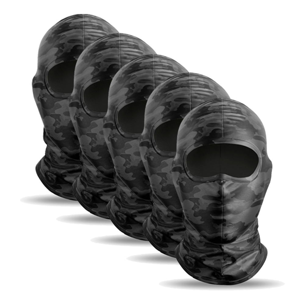 Kit 5 Toucas Ninja Balaclava Verde Mascara Motoqueiro Militar Tatica Airsoft em Oferta na Shopee