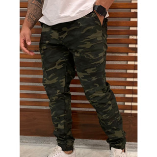 Calça Unisex Camuflado Bege Estilo Exército Americano Jogger Para Homem e  Mulher ENVIO NA HORA