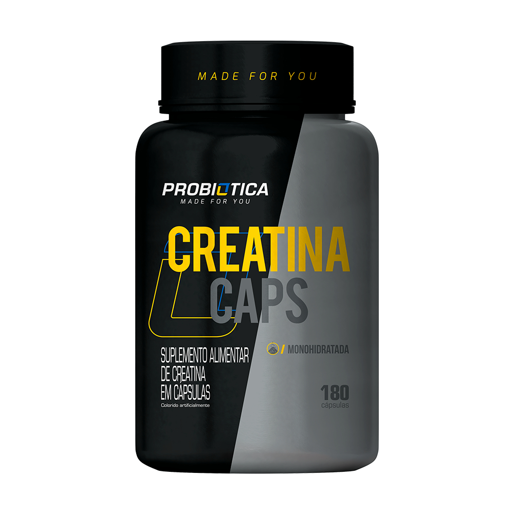 Creatina Caps Monohidratada Pura 180 Cápsulas - Probiotica