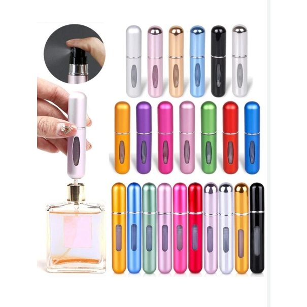 Mini Porta Perfume Recarregavel Portatil Spray 5ml para Viagem em Oferta na Shopee