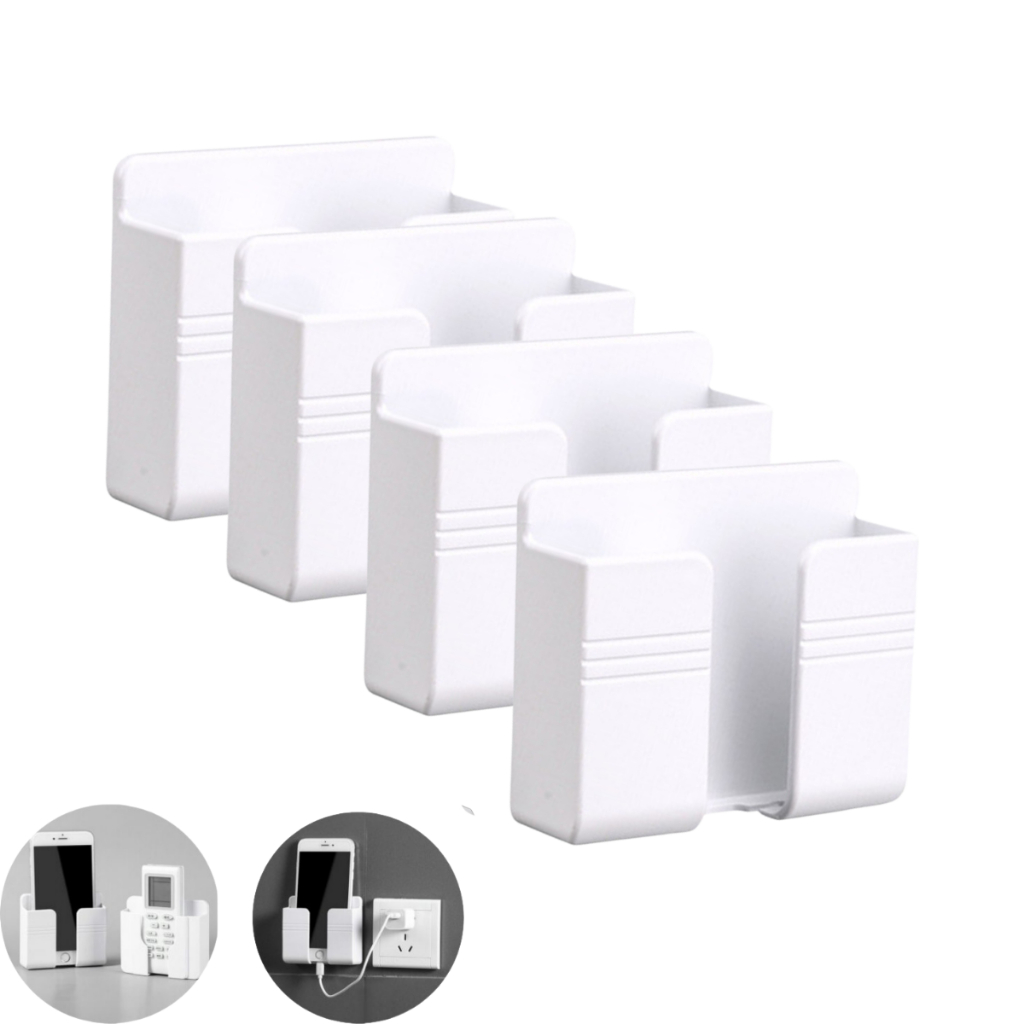 4 Suporte De Celular Parede Para Carregar Multiuso. em Oferta na Shopee