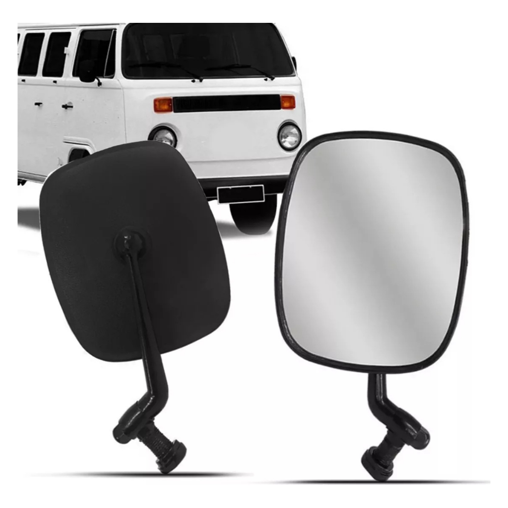 Par Retrovisor Pé Ferro Kombi Clipper 1976 À 1997