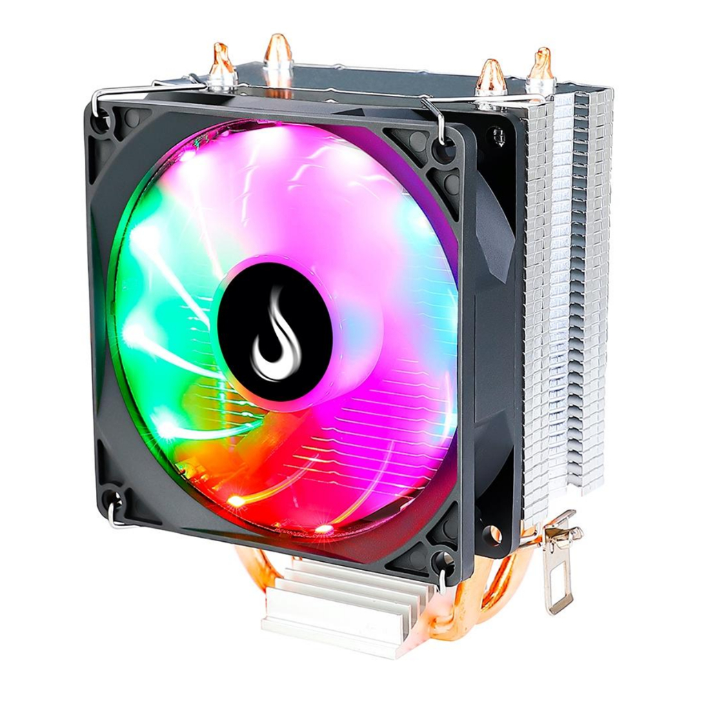 Air Cooler LED RGB Gamer 2 heat Pipe Processador Amd Am2 Am3 Am4 Fm Intel Lga 775 115X 1366 LGA1200