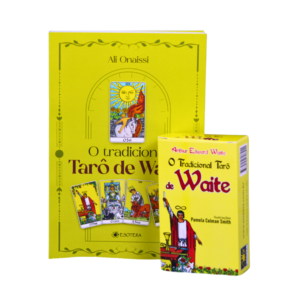 Tarô de Waite Em Português Acompanha 78 Cartas, Manual e Livro Para Bom Uso Do Tarô