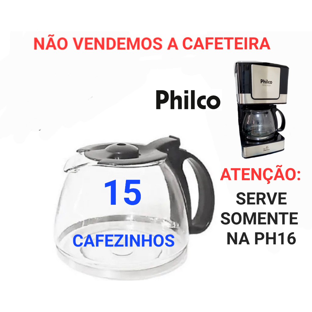 Jarra Compatível Para Cafeteira Philco PH16 (VIDRO)