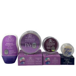 Kit Maquiagem Facial 4 Itens Melanina