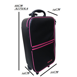 Mala Com Rodinhas P/manicures Bolsa Maleta P/esmaltes Maquiagem Atendimento Manicures