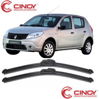 Par Palhetas Limpador De Parabrisa Dianteiro SANDERO 2007 2008 2009 2010 2011 2012 2013 2014 CINOY