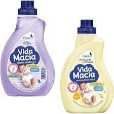 Kit Vida Macia Lava Roupas 1l E Amaciante Glicerina Camomila 1l