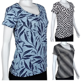 Blusa Feminina Verão 2024 Elegante Camiseta Casual M ao EGG