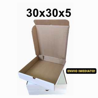 Kit 10 Caixa Quadrada 30cm Alta Resistência para Salgados Doces Festa e Delivery em Oferta na Shopee