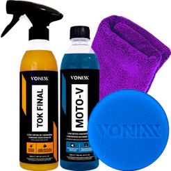 Cera Liquida Tok Final Manutenção Brilho Moto-V Shampoo Vonixx
