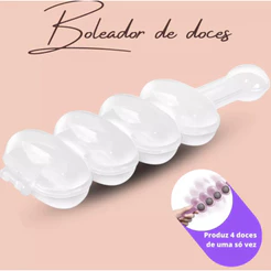 Boleador Maquina Manual de enrolar doces Brigadeiro beijinho e fazer sushi e oniguiri bolinho de arroz japonês (CHOCO)