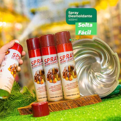 desmoldante solta fácil Cake Brasil 400 ml culinária (CHOCO)