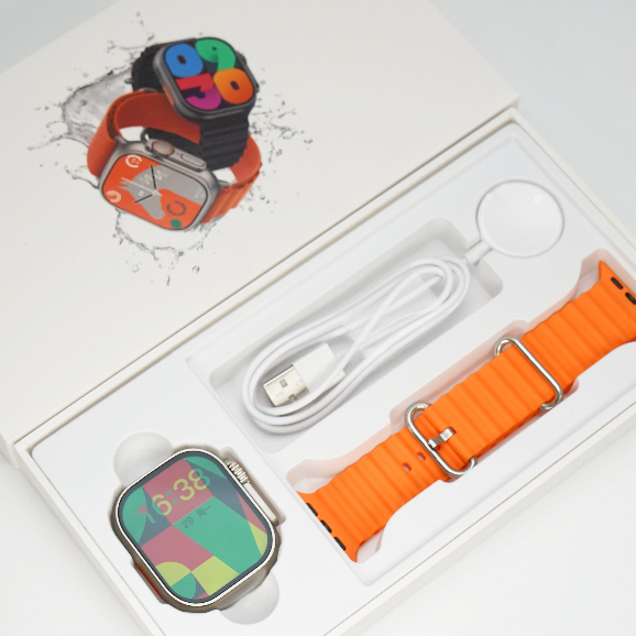 Smartwatch Relógio Original W69 Ultra Inteligente 2GB ROM Bússola 49MM 9 GPS/NFC/Chamadas/Música Local/Siri