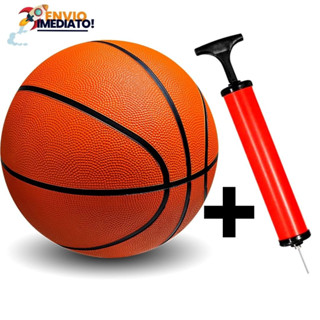 Bola de Basquete Oficial e Bomba de Encher Modelo Dute