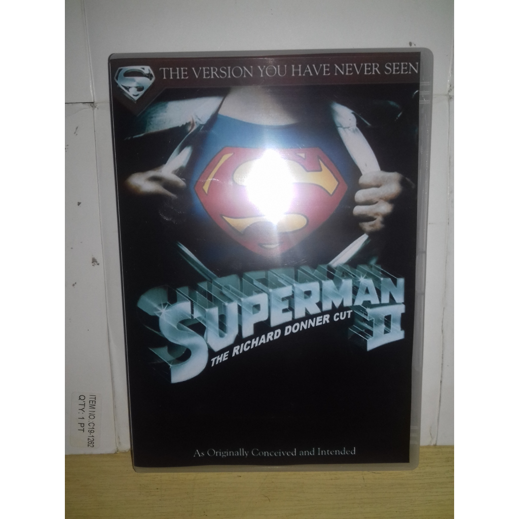 DVD Superman II The Richard Donner Cut  2006 Dual Áudio/Dublado HD1080p