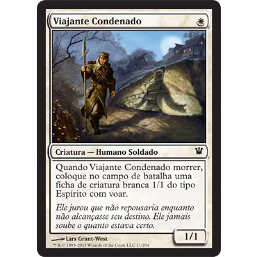 Viajante Condenado (Humano / Espirito) - - Magic The Gathering