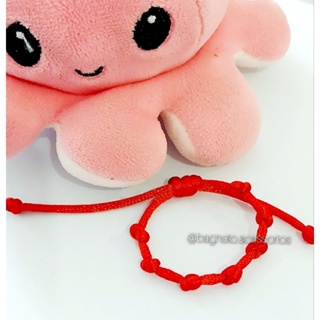 Pulseira de Proteção Vermelha 7 Nós para Bebê Recém Nascido até 2 anos - Fio de Cetim em Oferta na Shopee